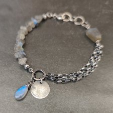 Bransoletka z labradorytów