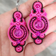 KOLCZYKI SUTASZ AMARANTO