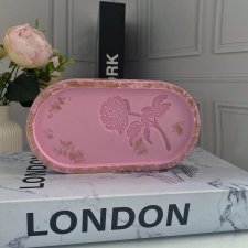 Taca dekorcyjna na biżuterię Pink & Gold