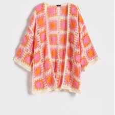 RESERVED - AŻUROWA NARZUTKA - PONCZO