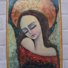 Obrazek na płótnie - "Anioł Cierpliwości"