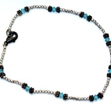 DROBNE koraliki Bransoletka na kostkę