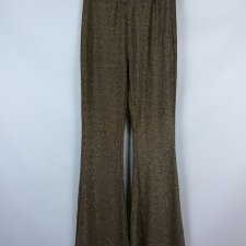 Giorgia Paris flare metalizowane spodnie S / M