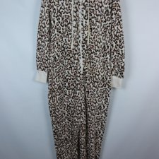 NEXT kombinezon pajac z polaru onesie panterka / M