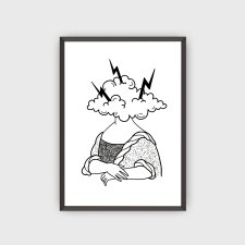 Plakat Stormy Mona Lisa