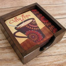 Podkładki pod kubki - "Przerwa na kawę"