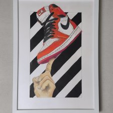 Grafika / Rysuek - Nike Air Jordan - A4