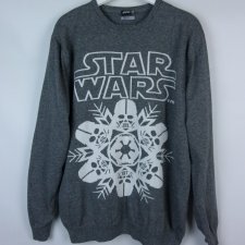 TU - Star Wars szary sweter bawełna / XXL