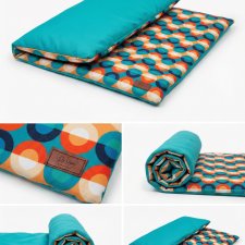 Wodoodporna Mata dla Zwierząt - kółka abstrakcja