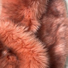 Efektowny Kolnierz ze sztucznego futra - fantastyczny kolor - bardzo oryginalny dodatek