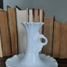 Royal Tettau porcelanowy świecznik  biały  vintage