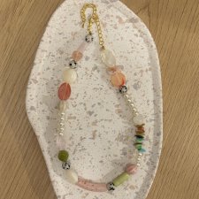 Naszyjnik chocker handmade z kamieni naturalnych