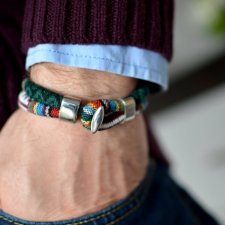 bransoletka męska boho ETNOSSO z hakiem