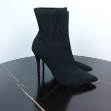 Miss Selfridge skarpetkowe botki szpilki 37 24 cm