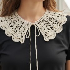 Bawełniany kołnierzyk retro