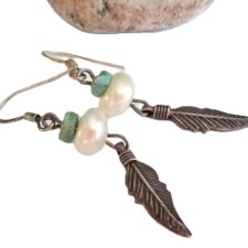 INDIAŃSKIE PIÓRKA - SREBRO, PERŁY I TURKUS