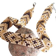 INDIAŃSKI CHOKER - rękodzieło