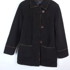 Debenhams wełniana kurtka parka płaszczyk 14 / 42