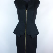 Ted Baker ołówkowa sukienka przed kolano baskinka 1 / XS