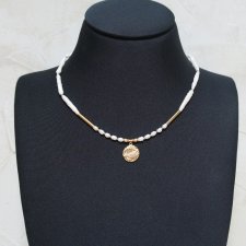 Pearls /white/ perły naturalne vol. 10 /02.11.25/ - choker