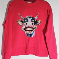 Custom Różowa bluza Basic Primark rozmiar S