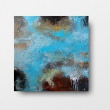 Abstrakcja - obraz akrylowy