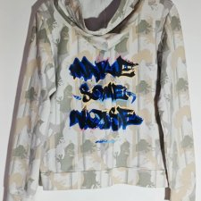 Bluza z kapturem rozpinana PUMA custom nadruk 42