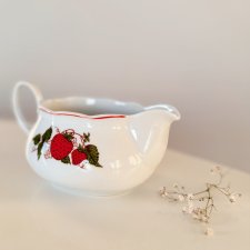Sosjerka porcelanowa w truskawki