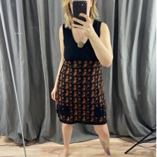 merino wool sukienka w sowy z Portugalii