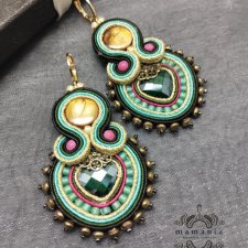 unikatowe kolczyki sutasz