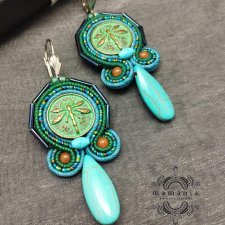 unikatowe kolczyki sutasz