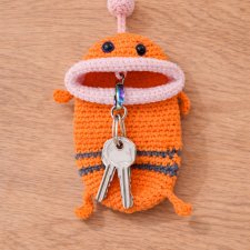 Ręcznie robiony breloczek – schowek na klucze