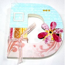 SHUDEHILL LITERKA D pastelowa ZAWIESZKA decor MINI RAMKA