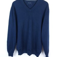 Christian Berg wełniany cienki sweter z wełną / XL