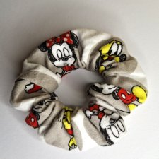 Bajkowa Scrunchie Gumka do Włosów Myszka Mickey