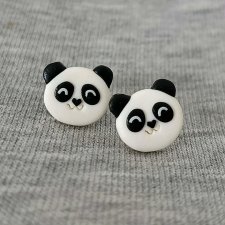Kolczyki misie panda
