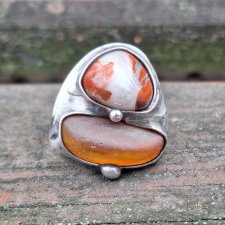 Pomarańcze - pierścionek regulowany