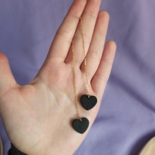 Kolczyki z gliny polimerowej serduszka