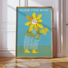 Plakat 42 x 59,4 cm Bloom your mood