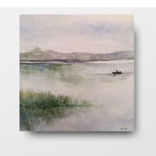 Morze - obraz akwarela