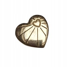 VARIETY CLUB przypinka broszka SERCE gold