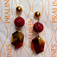 KOLCZYKI WISZĄCE W STYLU RETRO VINTAGE