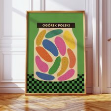 Plakat 50 x 70 cm Ogórek polski