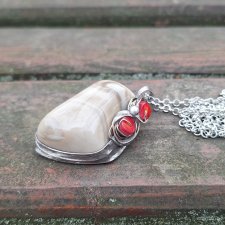 Krzemień pasiasty - wisiorek