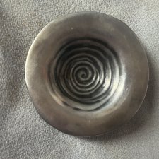 Silver  925 - artystyczny grecki  ręczny   wyrób - duża brosza srebrna