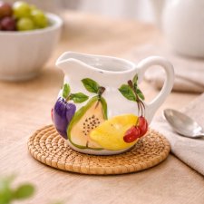 Owocowy dzbanuszek ceramiczny