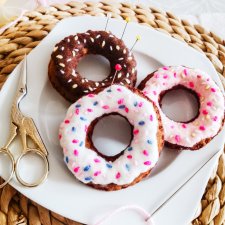 Pączki z filcu -zestaw 3 sztuki