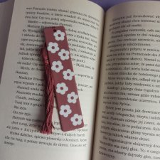 Zakładka do książki w kwiatki