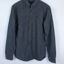 Allsaints grubsza koszula bawełna / S