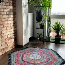 Dywanik wełniany ręcznie robiony